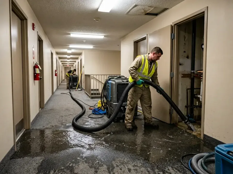 multi-unit-apartment-hallway-f-005 — frequently asked questions, Emergency Burst Pipe Water Extraction & Removal in Hickory,…